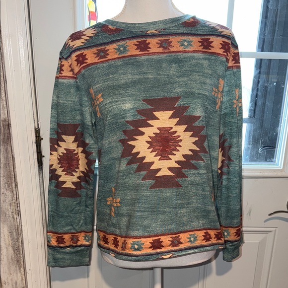 Tops - Southwestern Patterned Sweater